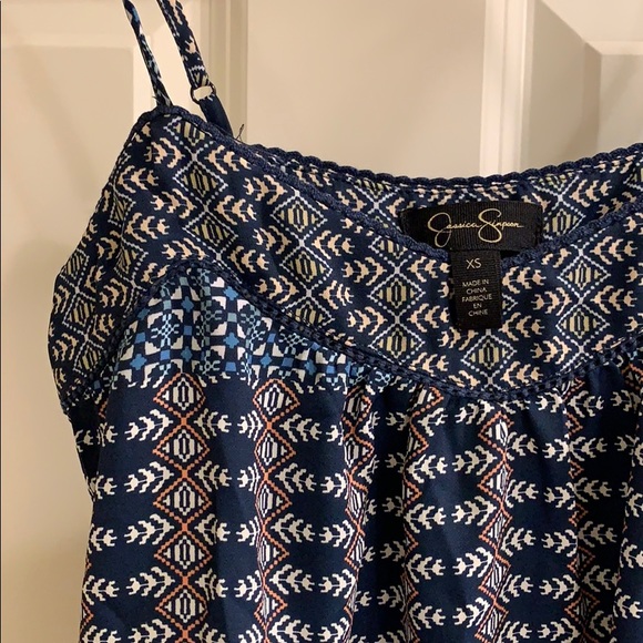 Jessica Simpson multi colored top😍 - Picture 3 of 5